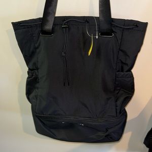 Black beyond yoga backpack